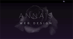 Desktop Screenshot of annaswebdesign.com
