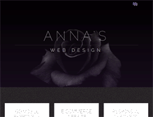 Tablet Screenshot of annaswebdesign.com